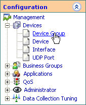 Configuration Menu Network